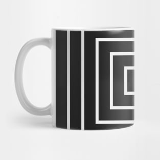 Black Rectangle Mug
